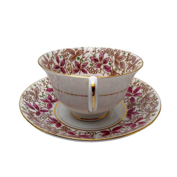 Rosina Bone China #4902A Teacup And Saucer Set England - Picture 6 of 8